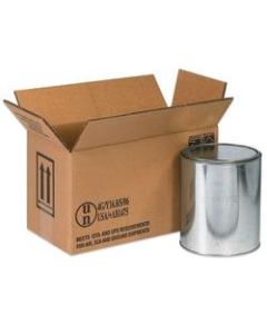 Office Depot Brand Hazardous Materials Corrugated Cartons, 2 1-Gallon, 14 1/8in x 6 7/8in x 7 7/8in, Pack Of 20