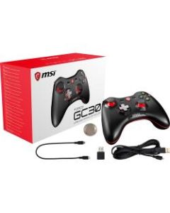 MSI Force GC30 Gaming Controller - Wireless, Cable - USB - PC, Smartphone, Android, PlayStation 3 - 6.56 ft Cable - Black