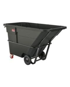 Suncast Commercial Tilt Truck, Standard Duty, 1.5 Cu Yd., 47-15/16inH x 41-1/4inW x 85-7/8inD, Black