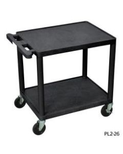Da-Lite PIXMate PL Series PL2-26 - Cart for monitor - plastic, PVC - black - screen size: up to 19in