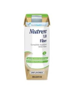 Nestle Nutritional Nutren 1.0 Fiber, Vanilla, 8.45 Oz (250ml)
