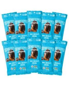 Skinny Dipped Almonds, Gluten-Free Dark Chocolate Cocoa, 1.2 Oz, Pack Of 10 Bags