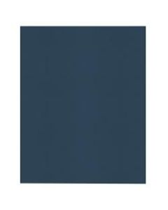 Office Depot Brand 2-Pocket Textured Paper Folders, Dark Blue, Pack Of 25