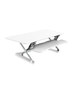FlexiSpot M3 Sit-Stand Desk Riser, 19-3/4inH x 47inW x 23-1/4inD, White