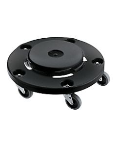 Rubbermaid Brute Twist-On/Off Round Dolly, Black