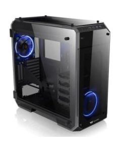 Thermaltake View 71 Tempered Glass Edition Full Tower Chassis - Full-tower - Black - SPCC, Tempered Glass - 7 x Bay - 2 x 5.51in x Fan(s) Installed - Mini ITX, Micro ATX, ATX, EATX Motherboard Supported