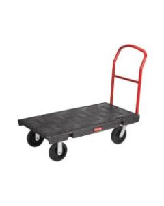 Rubbermaid Heavy-Duty Platform Truck Cart, 1000 Lb Capacity, 24in x 48in, Black