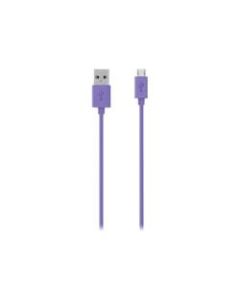 Belkin MIXIT - USB cable - Micro-USB Type B (M) to USB (M) - 4 ft - purple