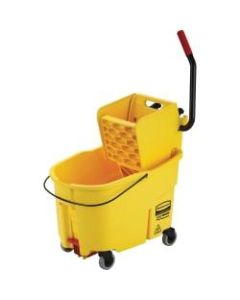 Rubbermaid EZMT Bucket With Sideward Pressure Wringer Combo, 44 Quarts