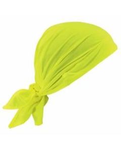 Ergodyne Chill-Its 6710 Evaporative Cooling Triangle Hats, Lime, Case Of 24 Hats