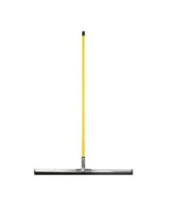 Alpine Heavy-Duty Dual Moss Floor Squeegee With Handle, 30in x 50in, Yellow