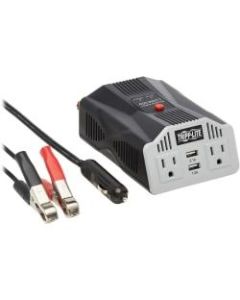 Tripp Lite Ultra-Compact Car Inverter 400W 12V DC to 120V AC 2 UBS Charging Ports 2 Outlets - Input Voltage: 12 V DC - Output Voltage: 120 V AC, 5 V DC - Continuous Power: 400 W"