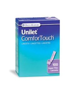 Unilet ComforTouch Lancets, 28 Gauge, Pack Of 100