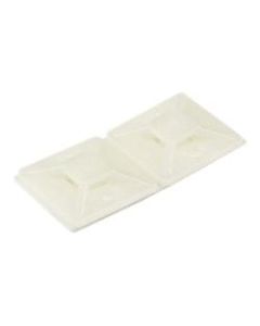 StarTech.com 100 Pack Cable Tie Mounts with Adhesive Tape for 0.18in (4.6mm) Wide Ties - Nylon/Plastic Zip Tie Mounts - 94V-2 Fire & UL