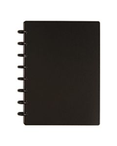 TUL Discbound Notebook, Junior Size, Poly Cover, 60 Sheets, Black