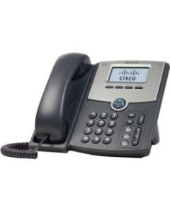 Cisco SPA512G IP Phone - Corded - Dark Gray, Silver - 1 x Total Line - VoIP - Caller ID - Speakerphone - 2 x Network (RJ-45) - PoE Ports - Monochrome