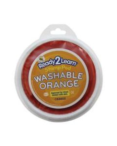 Ready 2 Learn Jumbo Washable Stamp Pad, Orange, Pack of 6