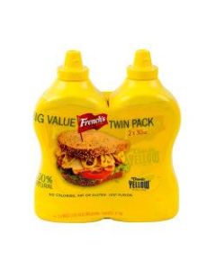 Frenchs Classic Yellow Mustard, 30 Oz Bottle, Pack Of 2