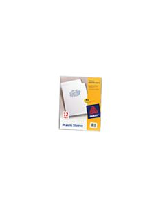 Avery Plastic Sleeves - Letter - 8 1/2in x 11in Sheet Size - 100 Sheet Capacity - Polypropylene - Clear - 12 / Pack