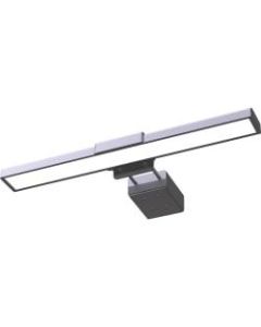 Lorell LED Monitor Lamp, 11inH, Black