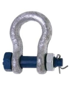 999-G Series Anchor Shackles, 1 in Bail Size, 18 Tons, Secured Bolt & Nut