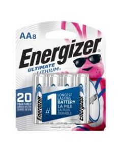 Energizer Photo Ultimate AA Lithium Batteries, Pack Of 8