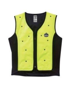 Ergodyne Chill-Its Evaporative Cooling Vest, Premium, Large, Lime, 6685