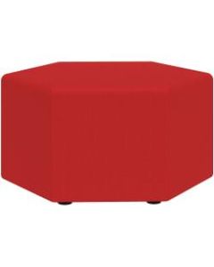 Safco Learn Vinyl Floor Seat, Hexagon, Red