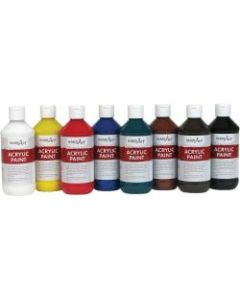 Handy Art Acrylic Paint - 8 oz - 8 / Set - Assorted