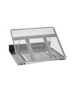 Rolodex Mesh Workspace Laptop Stand, Black/Silver