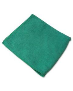 Genuine Joe General Purpose Microfiber Cloth - Cloth - 16in Width x 16in Length - 180 / Carton - Green