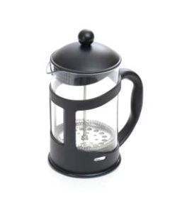 Mind Reader 3.4-Cup Glass French Press, 8 1/4inH x 6 13/16inW x 4inD, Black