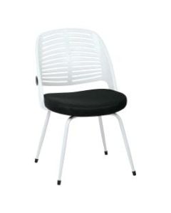 Ave Six Tyler Visitor Chair, Black/White