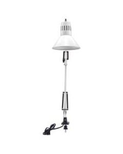 Bostitch Swing Arm LED Desk Lamp With Clamp, 36inH, Black/White