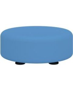 Safco Learn Vinyl Floor Seat, Round, Baby Blue