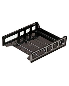 OIC Front-Loading Stackable Desk Tray, Letter Size, Smoke
