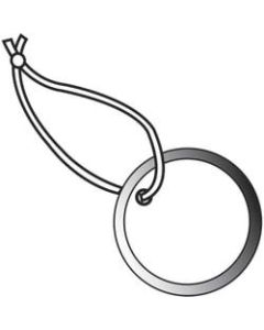 Office Depot Brand Metal Rim Tags, 100% Recycled, 2in, White, Case Of 100
