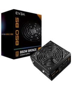 EVGA 850 B5 Power Supply - Internal - 120 V AC, 230 V AC Input - 3.3 V DC @ 24 A, 5 V DC @ 24 A, 12 V DC @ 70.8 A, 12 V DC @ 500 mA, 5 V DC @ 3 A Output - 850 W - 1 Fan(s) - 85% Efficiency