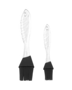 Starfrit Silicone Basting Brush Set - 2 Piece(s) - 6/Case - Dishwasher Safe - Silicone - Gray