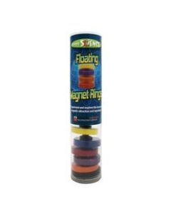 Dowling Magnets Floating Magnet Rings Kit, 1 1/4inH x 1 1/4inW x 6inD, Grades 3 - 12