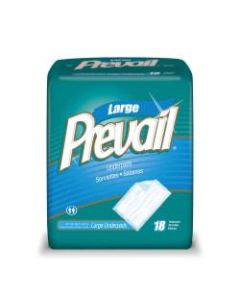 Prevail Disposable Underpads, Large, 23in x 36in, Blue, Box Of 72