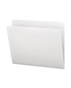 Smead Straight-Cut File Folders, Letter Size, White, Box Of 100
