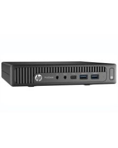 HP ProDesk 600G2 Mini Refurbished Desktop PC, Intel Core i5, 16GB Memory, 256GB Solid State Drive, Windows 10 Pro, RF610705