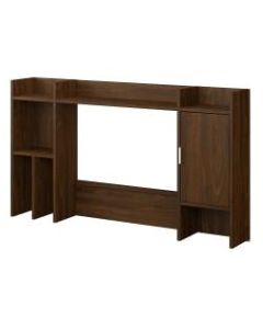 kathy ireland Home by Bush Furniture Madison Avenue 60inW Desk Hutch, Modern Walnut, Standard Delivery