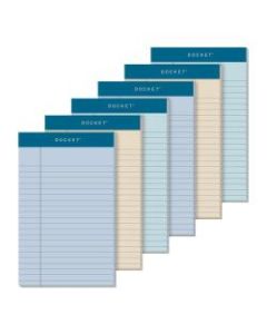 TOPS Prism+ Color Writing Pads, 5in x 8in, 100% Recycled, Legal Ruled, 50 Sheets Per Pad, Assorted Colors, Pack Of 6 Pads