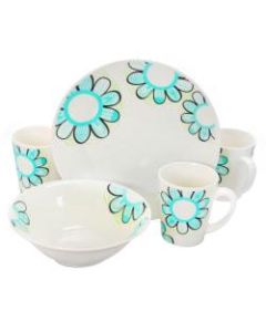 Gibson Home Lush Blossom 12-Piece Dinnerware Set