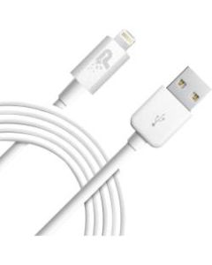 Patriot Memory 6ft Lightning Cable - White (PCALC6FTWH) - 6 ft Lightning/USB Data Transfer Cable for iPhone, iPad, iPod - First End: 1 x Lightning Male Proprietary Connector - Second End: 1 x Type A Male USB - MFI - White