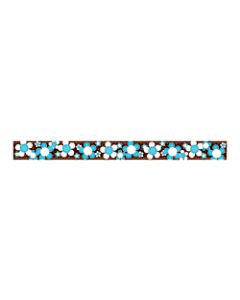 Barker Creek Straight-Edge Borders, 3in x 35in, Hot To Dot Bloom, Pack Of 12