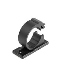 StarTech.com 100 Self Adhesive Cable Management Clips - Ethernet/Network Cable/Office Desk Cord Organizer - Sticky Wire Holder/Clamp Black