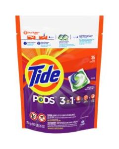 Tide 3 1 Pods Laundry Detergent, Pack of 35 Pods.